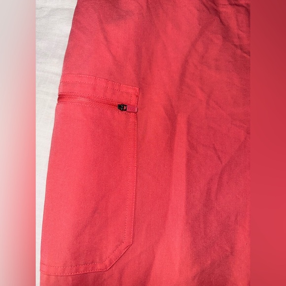 FIGS *LIMITED EDITION* Hot Coral Yola Scrub Pants XXL/P - Picture 5 of 7